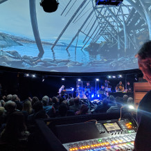 Immersive performances in the CULTVR dome